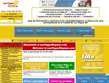 Tablet Screenshot of lasvegashispano.com